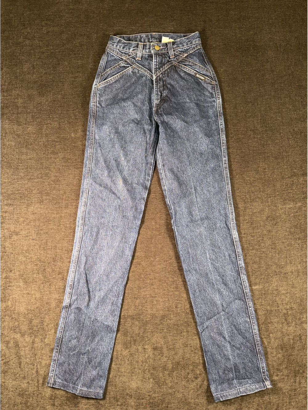 Vintage Rockies High-Waisted Straight Leg Jeans, Size 24/0